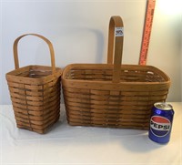 Longaberger Baskets with Protectors