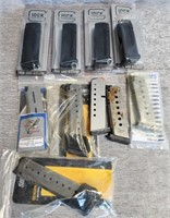 P - LOT OF 10, 45 CAL  AMMO MAGS (F78)