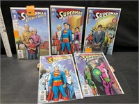 Super man comic book set 1-5