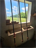 Three 5 Foot pipe clamps