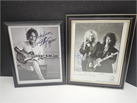 Jimmy Page and Billy Squire Autos - No COA