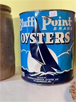 Bluff Point Rappahannock Oysters Gallon Oyster Can