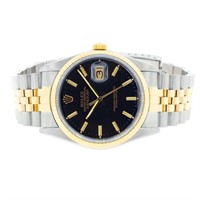 Rolex DateJust Jubilee Watch YG/SS