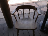 Vintage Wood Bar Room Chair
