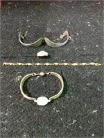Sterling silver bracelets and ring size8??