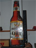 Michelob Dry bottle advertisement poster