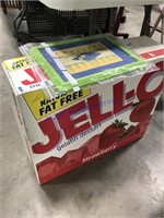 Jell-o store display, framed ad--13.5x10.5"