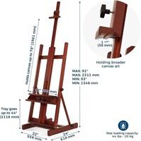 VISWIN Large H-Frame Easel of Maximum Height 91"