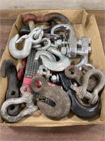 flat of hooks and shackles