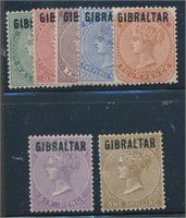 GIBRALTAR #1-7 MINT FINE-VF H