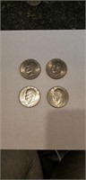 4 Eisenhower Bicentennial coins