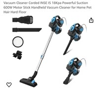 Vacuum Cleaner Corded INSE I5 18Kpa Powerful
