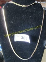 Marked 14 k gold chain