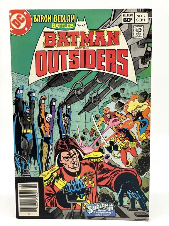 DC Batman and the Outsiders Comic Book 1983 | Wiens Auction/Realty LLC