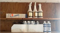 Shelf of misc products