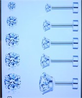 Resellers Lot CZ Stud Earring Sets - Surgical