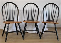 TRIO OF KITCHEN DINING CHAIRS