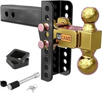 Locame Adjustable Trailer Hitch, Fits 2.5-inch Rec