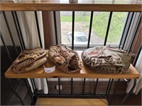3 Vintage Baseball Gloves (Located On Second