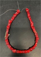 18" Strand of coral beads