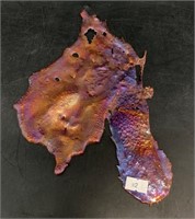 Large 9" copper splat