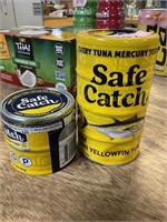 6ct.Safe catch yellowfin tuns