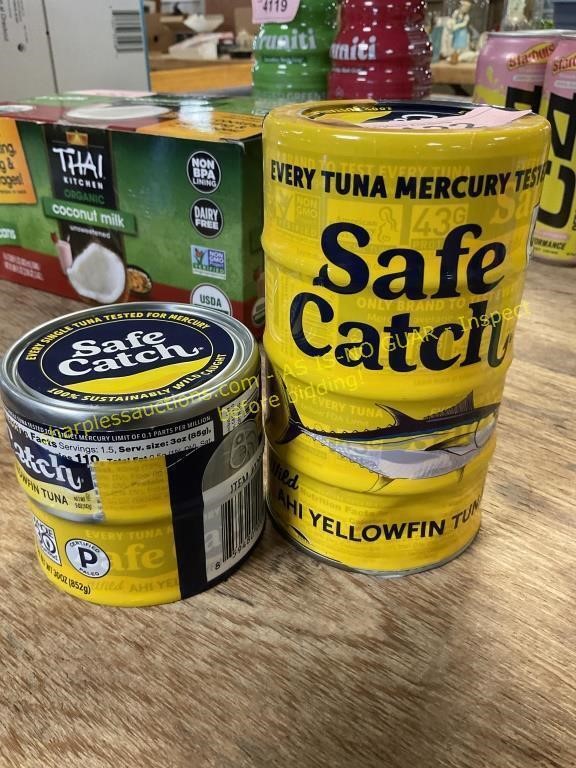 6ct.Safe catch yellowfin tuns