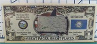 South Dakota million dollar banknote