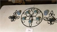 Candle Metal Wall Hangers Center Piece Measuring