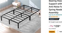Mr IRONSTONE Full Bed Frame, Metal Platform