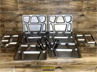 Metal Military Food Trays