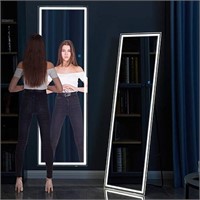 63"x20" Full Length Mirror With Led Lights, Free