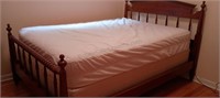 Full Size Bed - Wooden Headboard, Footboard,