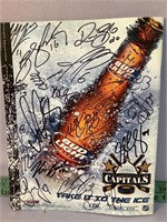 2006 Washington Capitals signed program