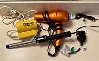 Conair Curling Iron & Hair Dryer