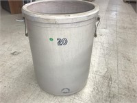 Twenty-gallon crock without lid. Alberta