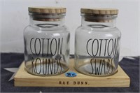 Small Glass Storage Jars