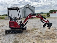 Yanmar ViO17 Mini Excavator, 26.3 Hours