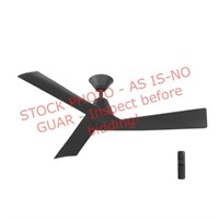 HDC 52in Easton Ceiling Fan Kit, Matte Black