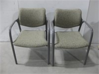 Two 22"x 19"x 30.5" Tricore Office Chairs