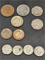 Foreign Coins, as pictured
