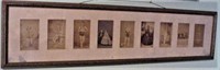 Circus Performers Cabinet Photos Framed