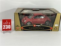 1/18 BURAGO Volkswagen New Beetle 1998