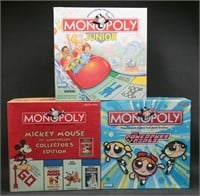 NOS Monopoly- Powerpuff Girls, Mickey Mouse, Jr.