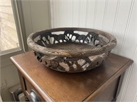 Wooden Animal Bowl