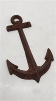 Vintage Cast Iron Weathered Pirates Wall Anchor