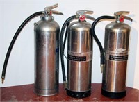 Vintage Fire Extinguishers (lot of 3)