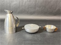 Trinket dish, Creamer Pitcher, and Sugar Bowl