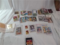 Assorted Baseball Football Sports Cards