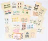 Stamps 25 6¢ Commemorative Plate Blocks 1968-70